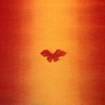 Crepe papir 180g – Orange/gul flerfarvet