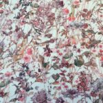 --Liberty stof – Wild Flower rosa/crème