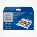 Winsor & Newton akvarelfarver, 12 forskellige farver m/pensel