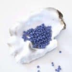 Rocaille perler – blå