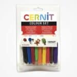 Cernit startsæt 10 assorterede farver a 30g