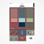 Glanspapir A4 9 ark ass.