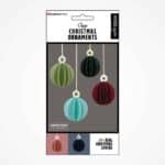 3D juleornamenter 6stk. ass. inkl. tråd