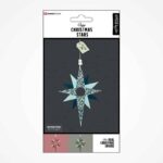 Julestjerner med træperler og snor, 6stk. ass.