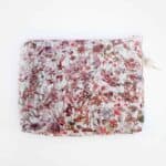 Makeuppung i Libertystof Wild Flower rosa/creme