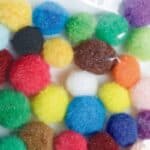 Ponpon ass. mix 15+20MM 48PCS