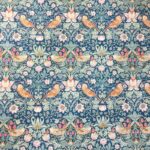 Liberty Pudebetræk Strawberry Thief Petrol 50x50