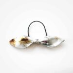 Hårelastik med Liberty Sløjfe primavera hvid