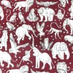 Liberty stof - Midnight bordaux