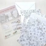 Color me glitter card set Sommerfugle