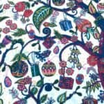 Liberty Julestof Jeweltopia Hvid/Rosa