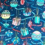 Liberty Julestof House of Gifts Blå/Turkis