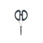 Spids saks Marine/grøn