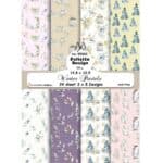 Winter Pastels A6 karton 24 stk