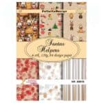 Santas Helpers 6 stk 120g A4 design papir