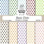 Basis Dots 30 ark 15x15 cm karton