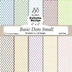 Basis Dots Small 30 ark 15x15cm karton