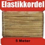 Guld elastik 5 m