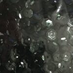 Pailletter Sort 6 mm ca. 500stk