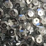 Pailletter Sølv 6mm ca. 500stk