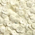 Pailletter Elfenben 6 mm ca 500stk