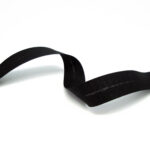 Skråbånd Sort 5m 40/20 Bomuld