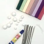 -Crepe papir - Startkit Støvet