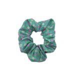 Liberty Scrunchie Strawberry and Cream Grøn