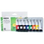 Acrylmaling sæt 8stk standart