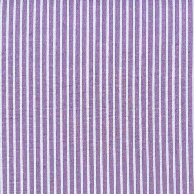 stribelilla --Poplin Stripe Lilla - Billede 1