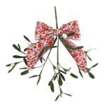 Crepepapir Mistelten med Libertysløjfe Wiltshire Berry Rød