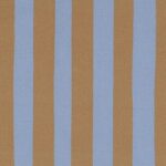 Poplin Stripe Mustard/blue